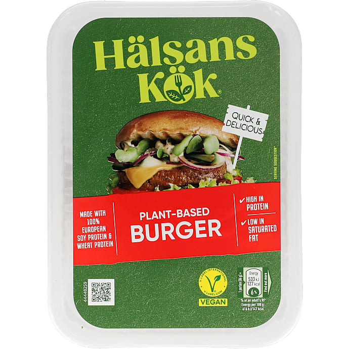 Hälsans Kök Plantebaserede bøffer 300 g