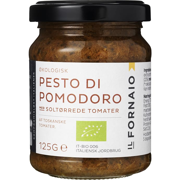 Pesto m. soltørrede tomater øko