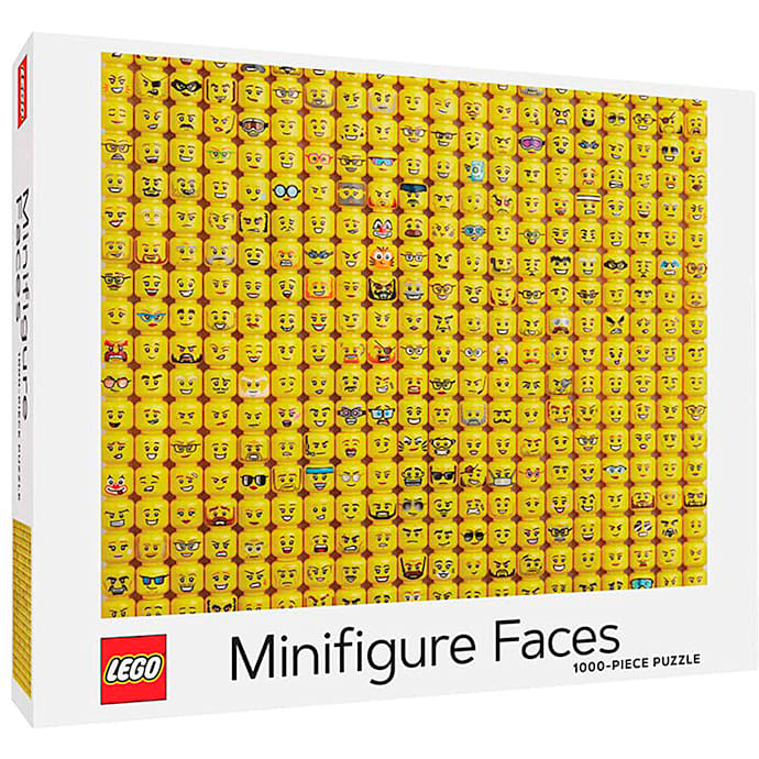 LEGO Minifigurhoveder puslespil - 1000 brikker – produktbillede