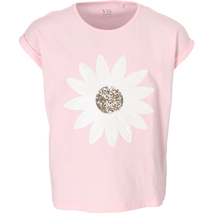 VRS børne T-shirt str. 110/116 - rosa