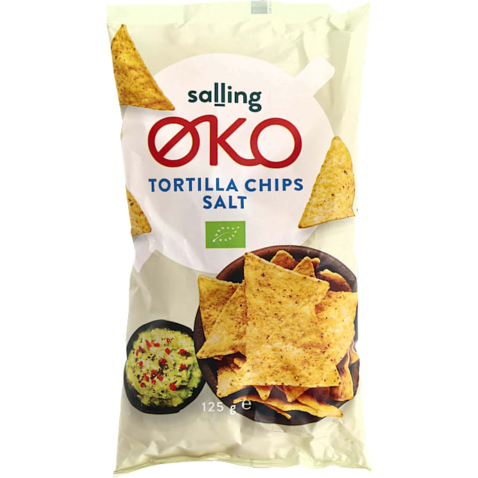 Tortillachips m. salt øko