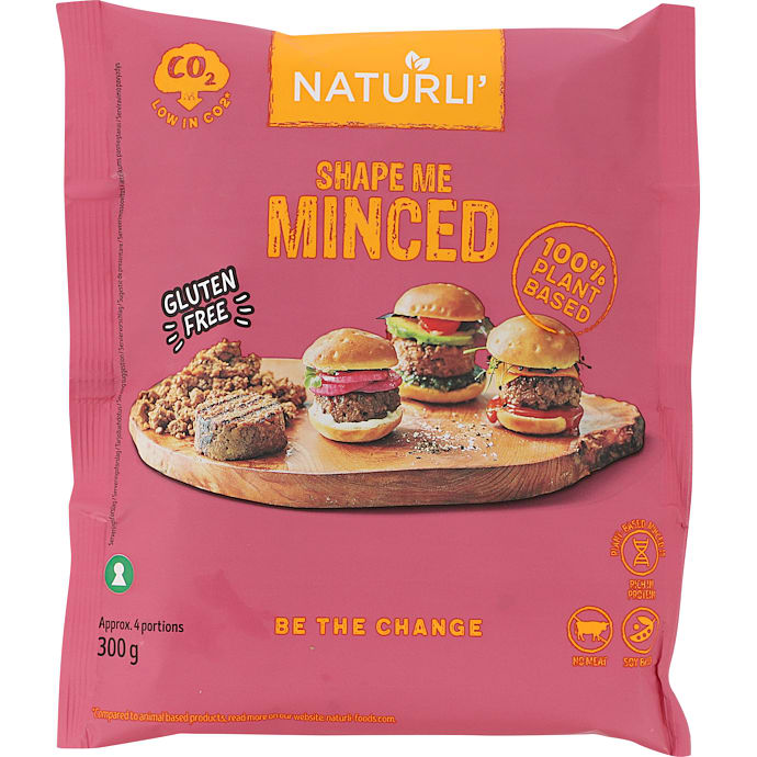 Naturli' Shape Me! Minced Plantebaseret 300 g