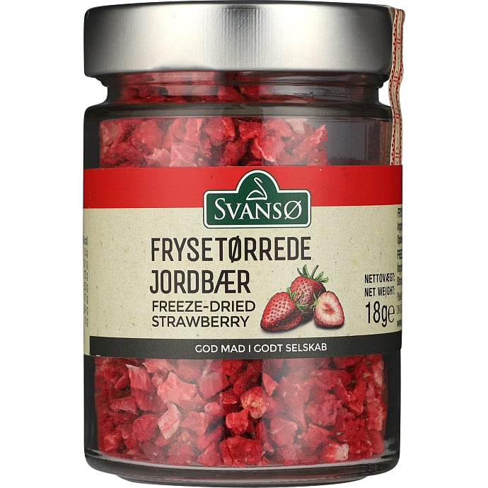 Frysetørrede jordbær