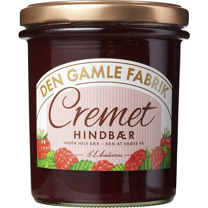 Cremet hindbærmarmelade