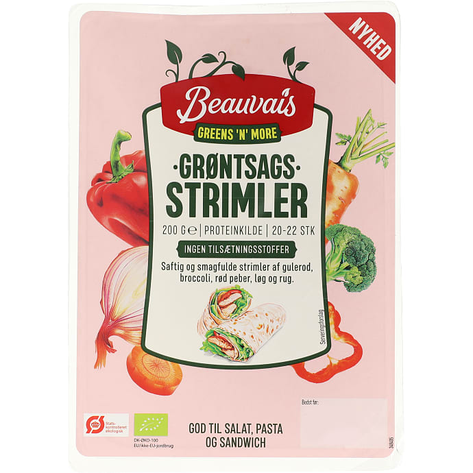 Grøntsagsstrimler øko
