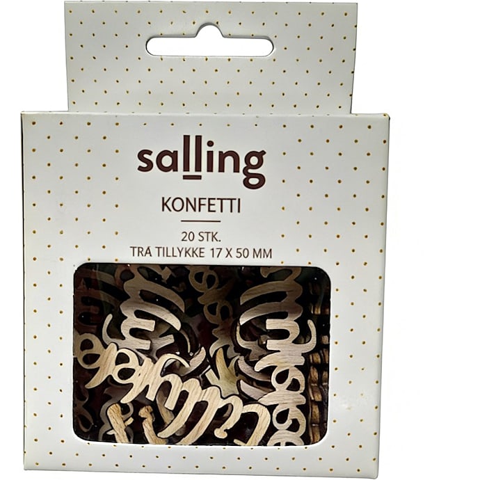 Salling Konfetti træ 'Tillykke'