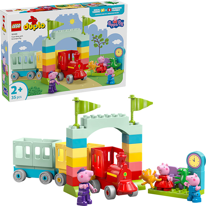 LEGO DUPLO Gurli Gris Togtur med Bedstefar Gris 10466