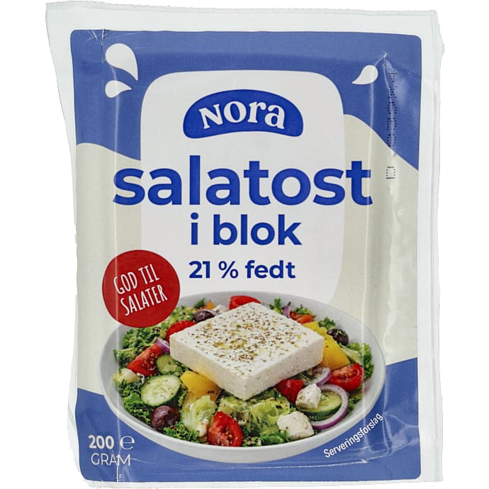 Salatost i blok 21% fedt