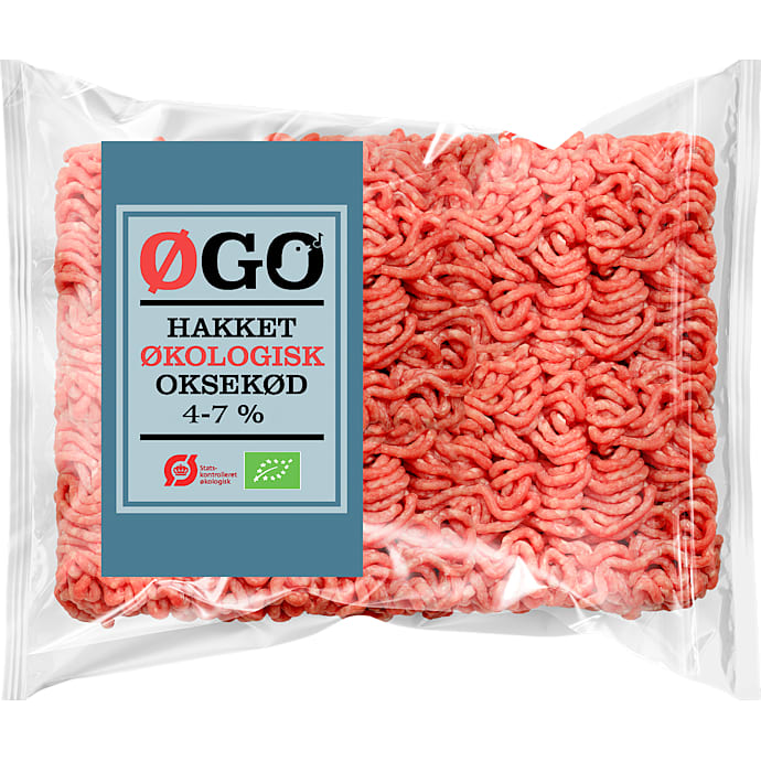 Hakket oksekød 8-12% fedt øko