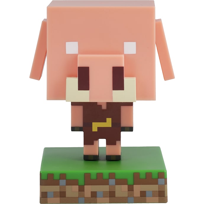 Minecraft Piglin lampe - multifarvet