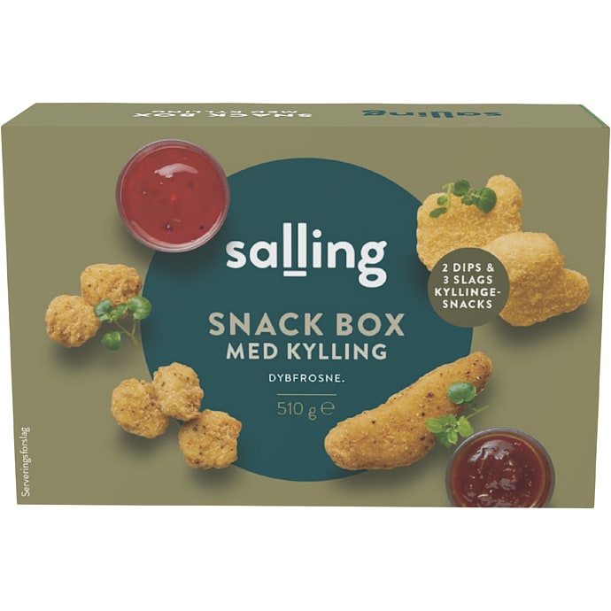 Salling Snackboks med kylling 510 g