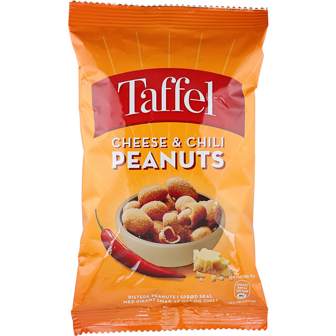 Peanuts m. oste- og chilismag