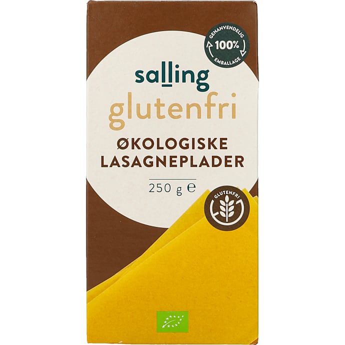 Lasagneplader glutenfri øko