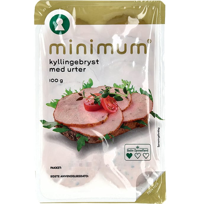 Kyllingebryst i skiver m. urter