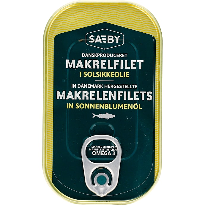 Makrelfilet i solsikkeolie