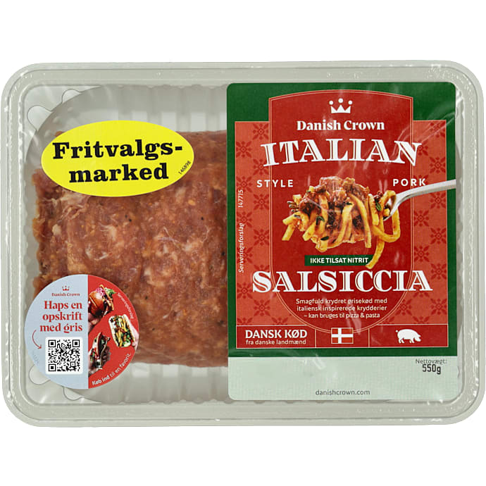 Danish Crown Italiensk Inspireret Salsiccia Fars Af Gris