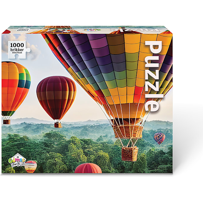 Puslespil 1000 brikker - flere varianter - assorteret