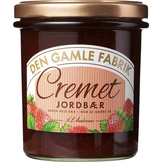 Cremet jordbærmarmelade