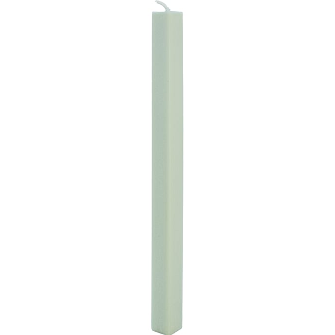 Firkantet stagelys 2,2x24 cm grøn