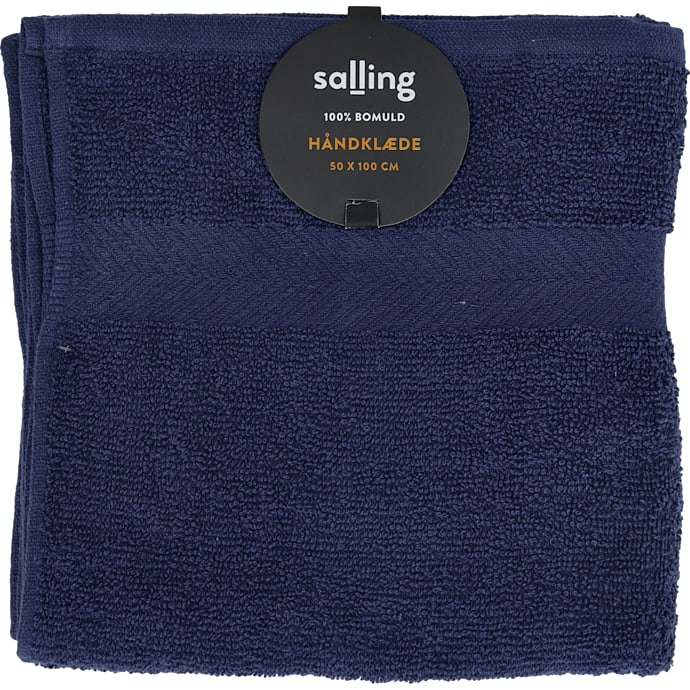 Salling håndklæde 50x100 cm - mørkeblå