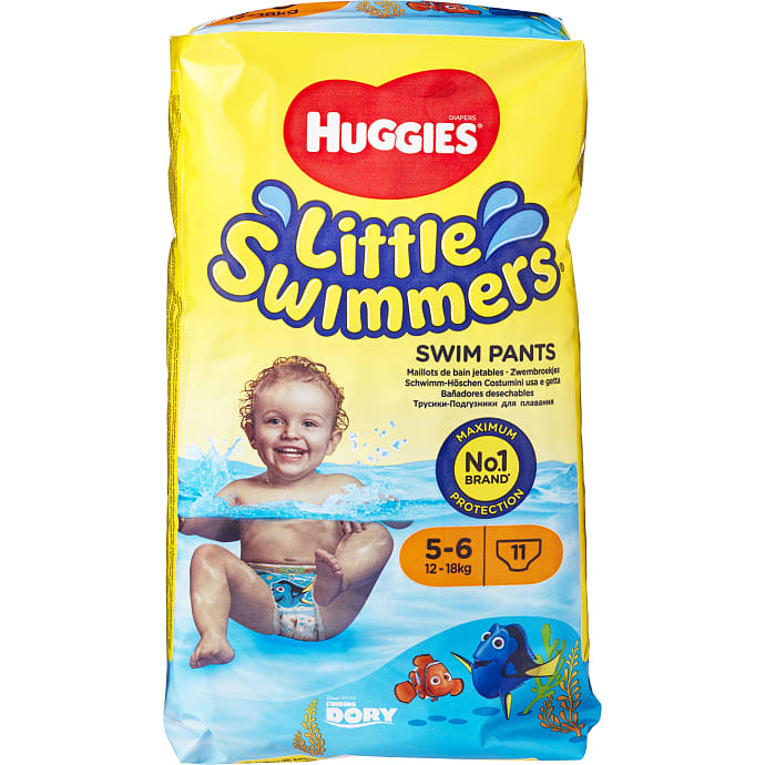 Huggies Svømmebleer Str. 5-6 (12-18 kg) 11 stk