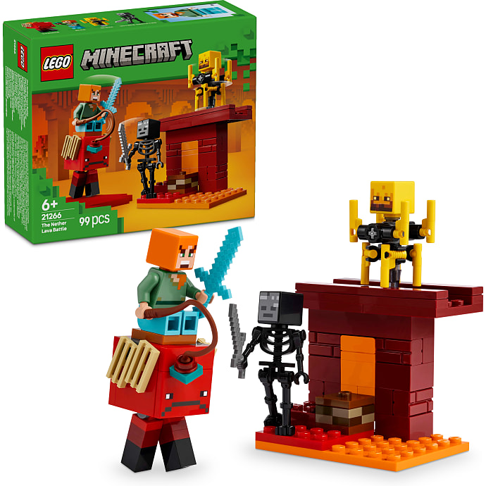 LEGO Minecraft Nether-lavakampen 21266
