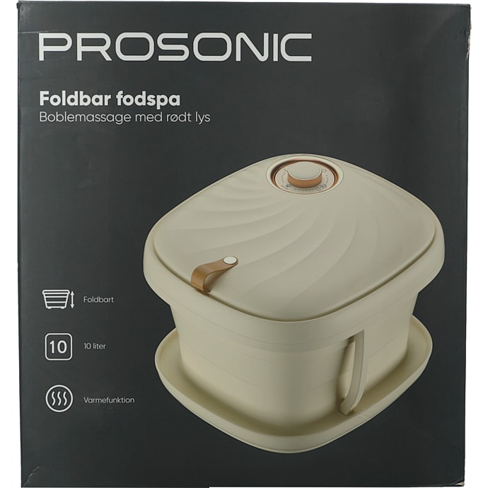 Prosonic foldbar fodbad med massage