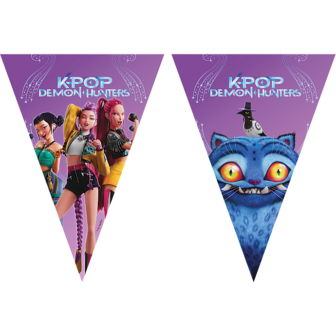 K-pop demon hunters papirbanner