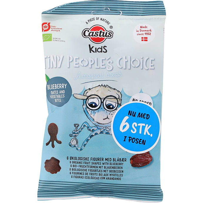 Frugtsnacks m. blåbær øko