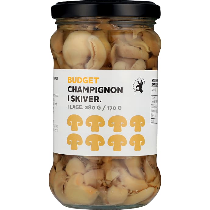 Champignon i skiver