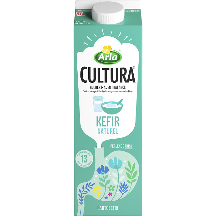 Kefir naturel 2,5% fedt laktosefri