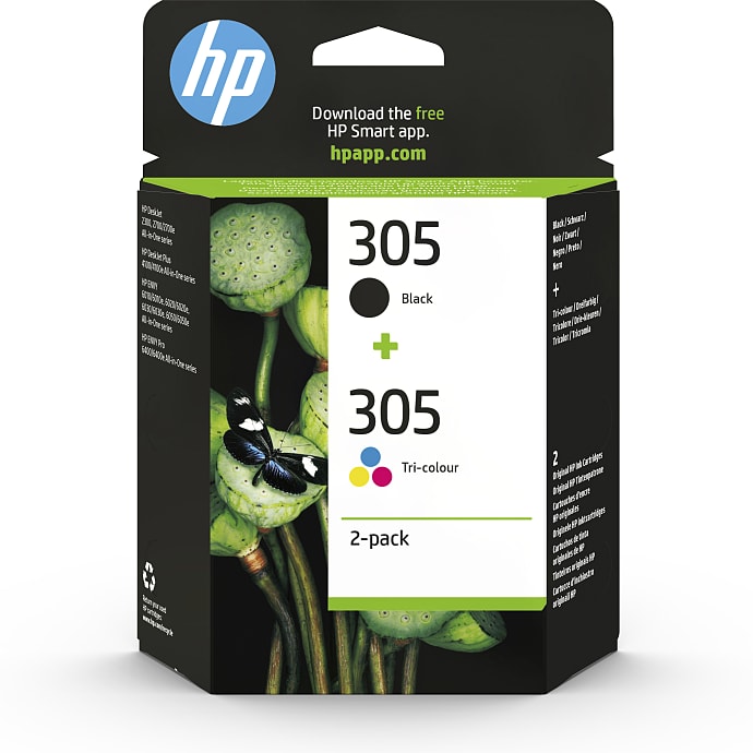 HP 305 Combo pack original printerblæk