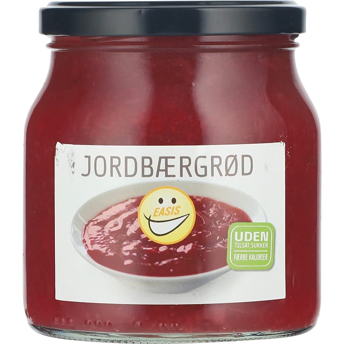 Jordbærgrød u. tilsat sukker