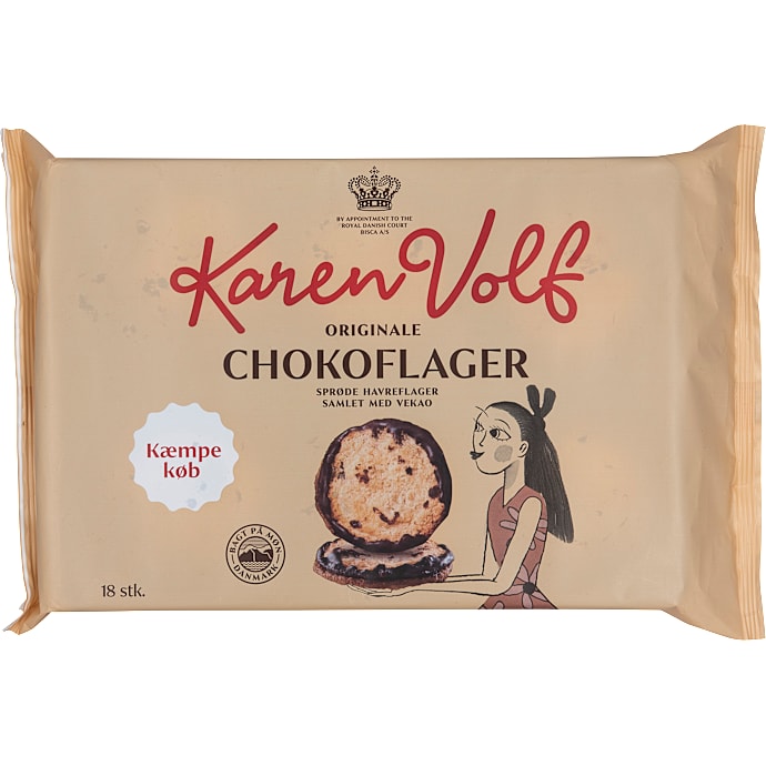 Havreflager m. kakaofyld