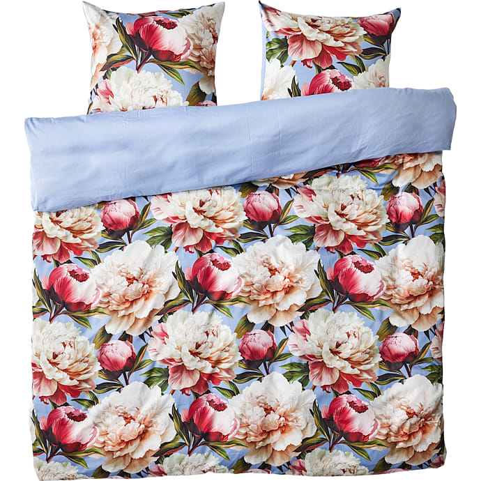 MAISON Lux sengetøj 200x220 cm - ranunkel blå