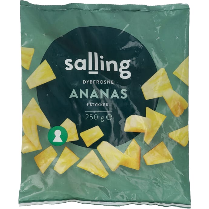 Salling ananas i stykker