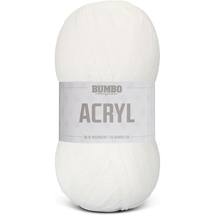 BUMBO Akrylgarn - Hvid 014