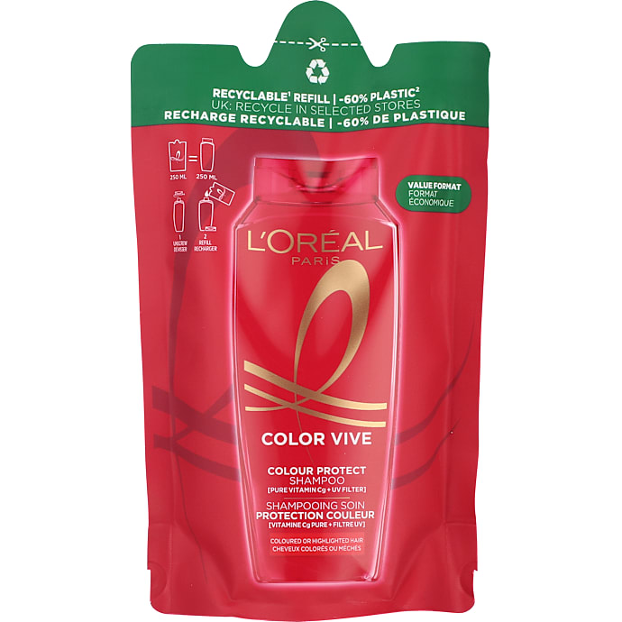 L'Oréal Paris Shampoo Farvet Hår Refill 250 ml