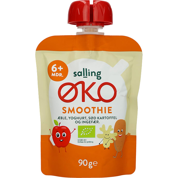 Grød m. havre, æble, yoghurt og sød kartoffel øko