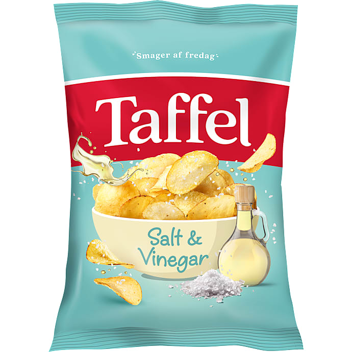 Taffel Chips Salt og Eddike 175 g