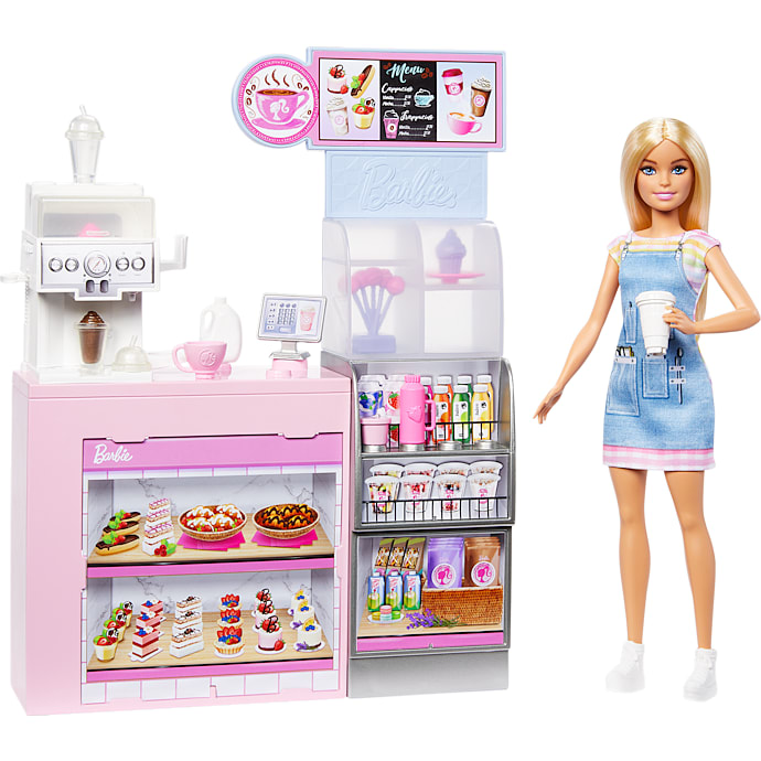 Barbie Kaffebar med Barbie dukke