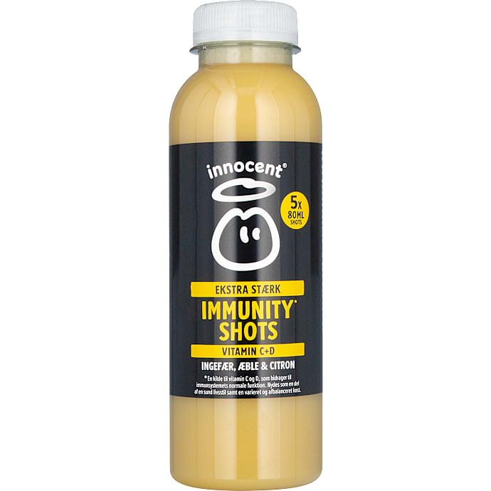 Immunitetsshot m. æble, ingefær og citron