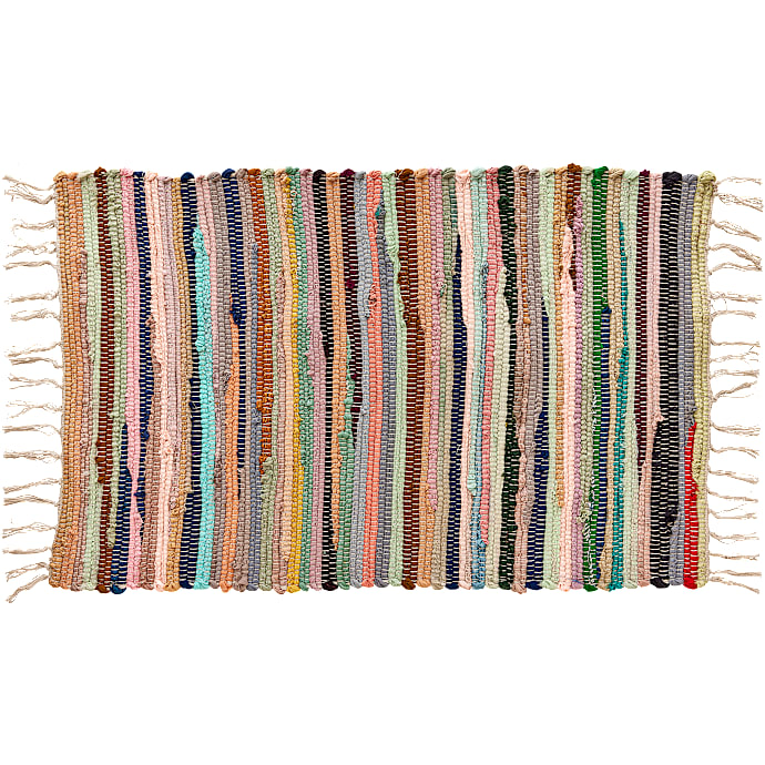 BASIS Gulvtæppe 50x80 cm Multifarvet