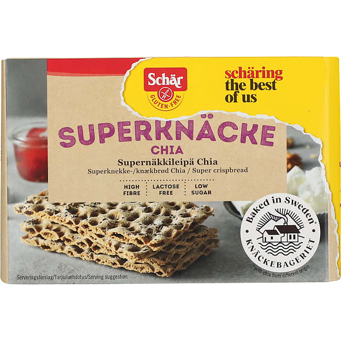 Knækbrød m. chiafrø glutenfri