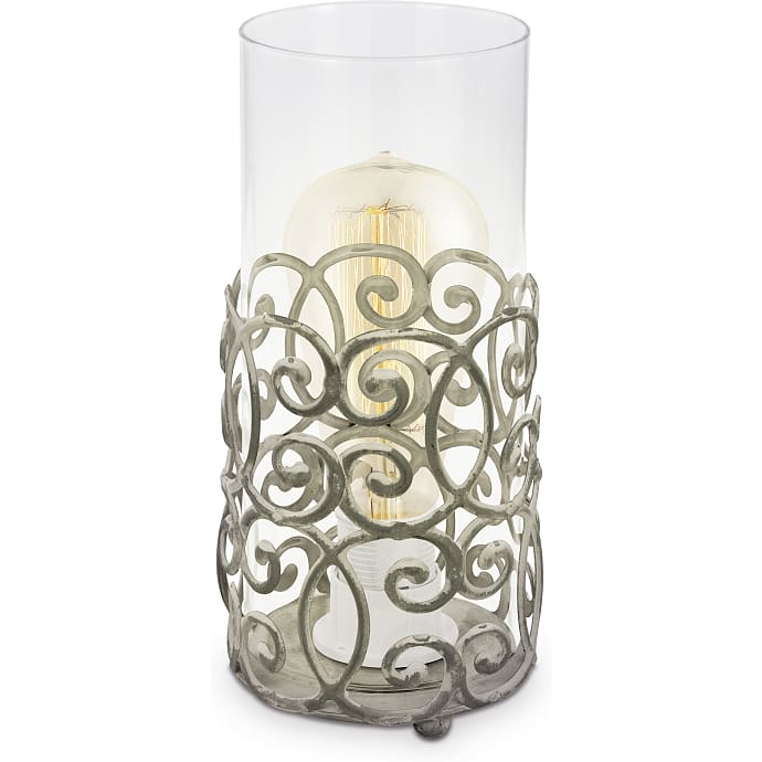 Cardigan bordlampe antikbrun