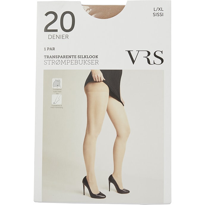 VRS strømpebuks silk look str. S/M - sissi