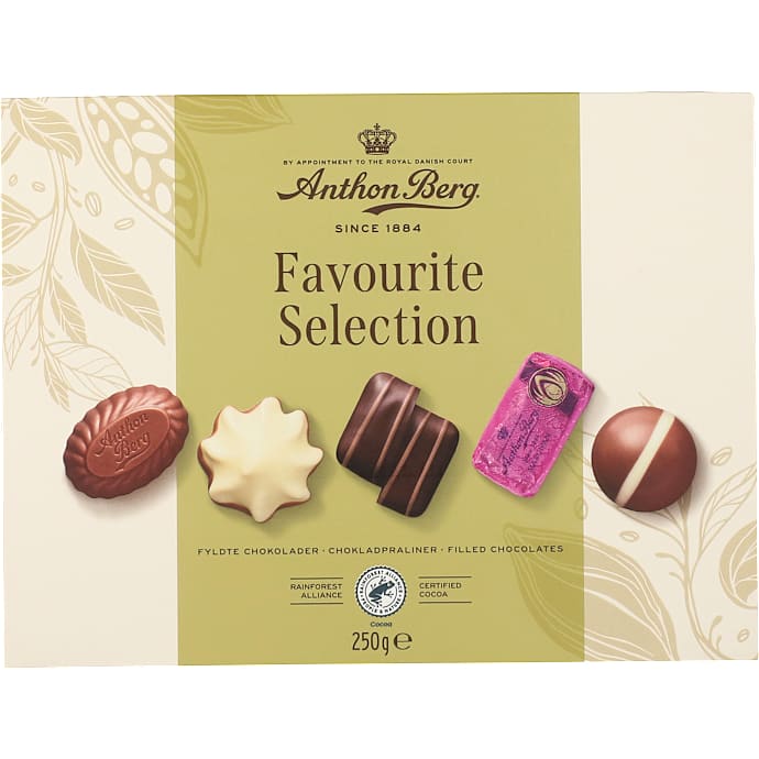 Blandede fyldte chokolader