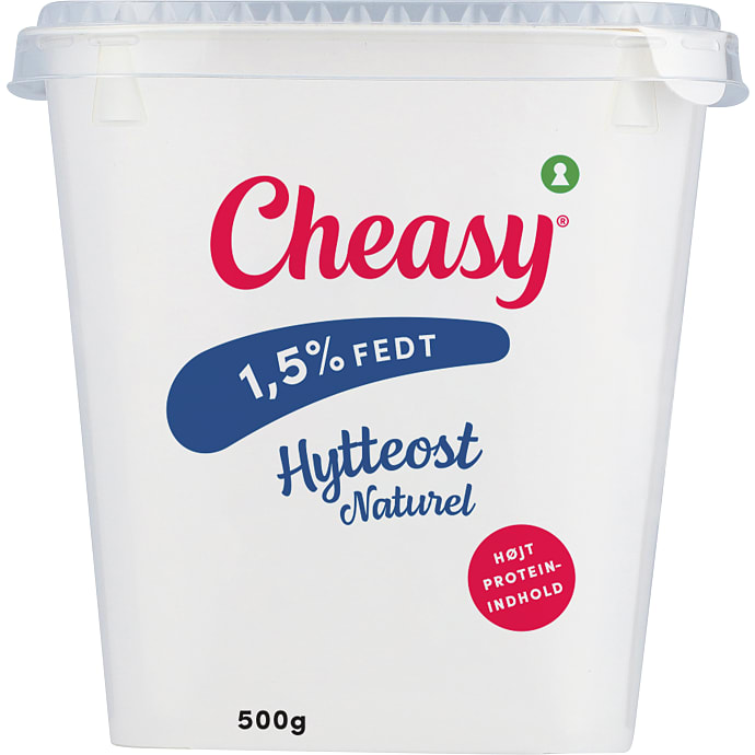 Hytteost naturel 1,5% fedt