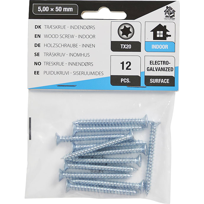 HomeFixer Skruer 5.0x50 mm