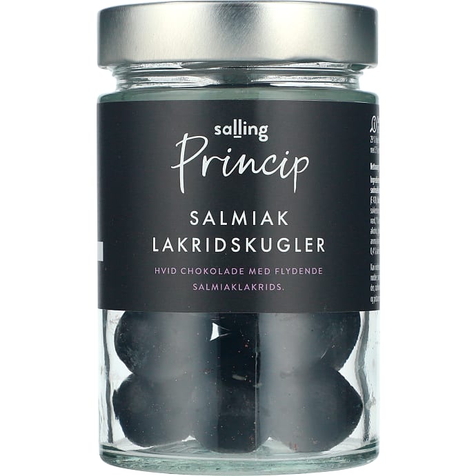Chokoladekugler m. salmiaklakrids